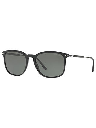 Giorgio Armani AR8098 Men's Polarised Square Sunglasses