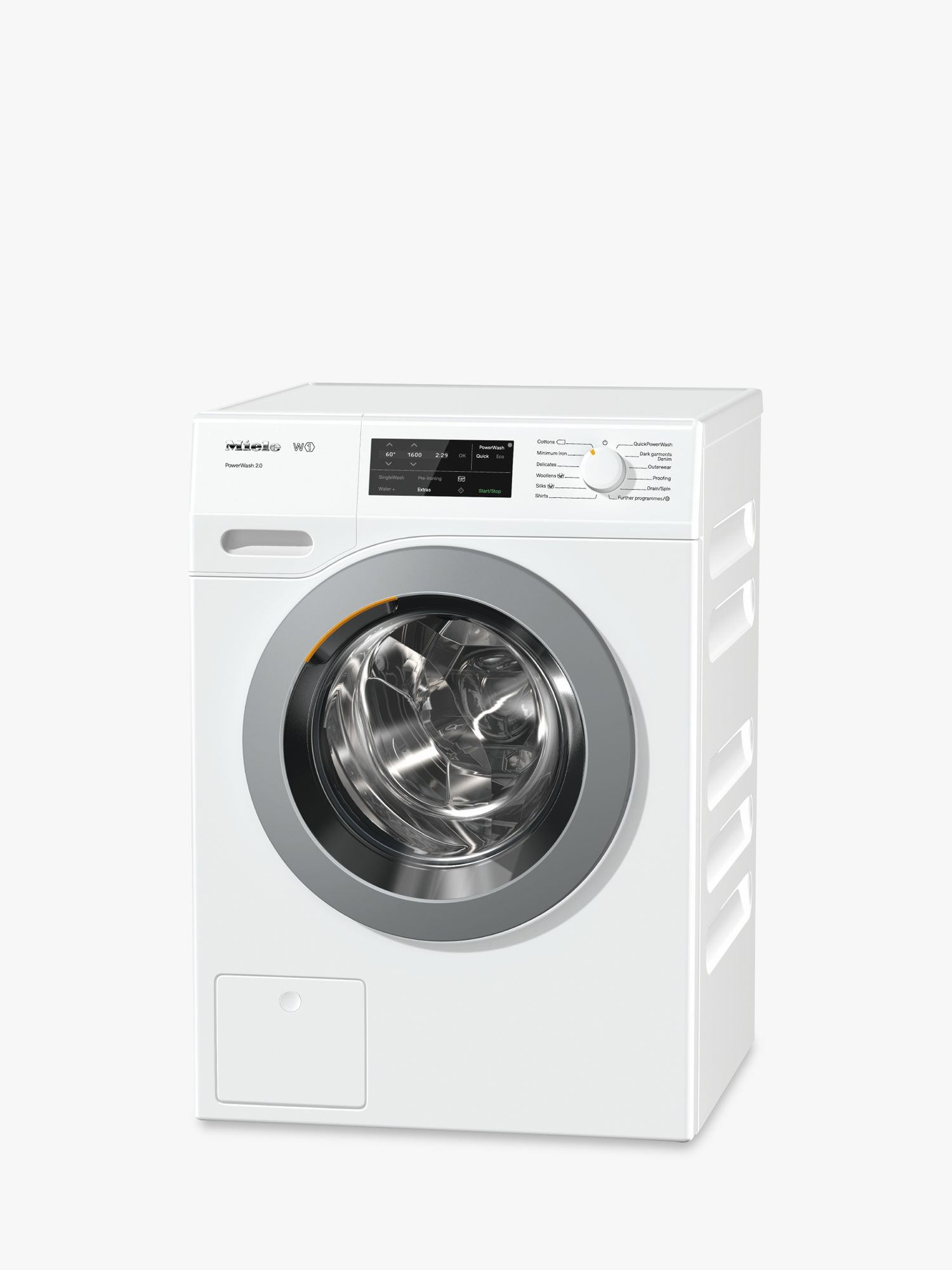 Miele WCE330 Quick PowerWash Freestanding Washing Machine, 8kg Load, A+++ Energy Rating, 1400rpm ...