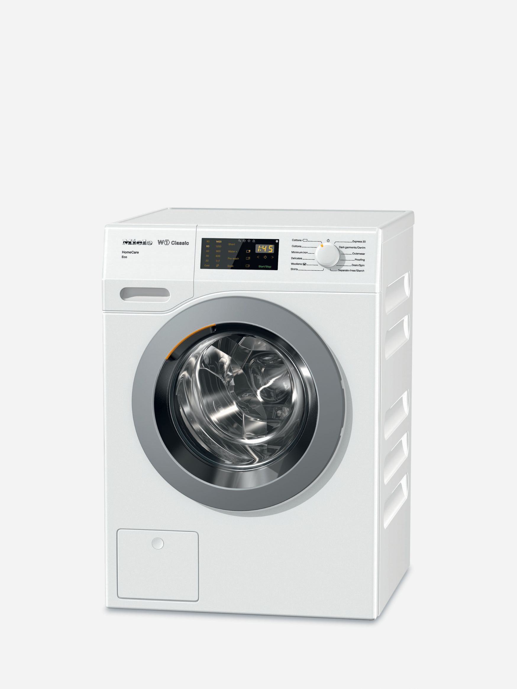 Miele WDB036 HomeCare Freestanding Washing Machine, 7kg Load, A+++ Energy Rating, 1400rpm Spin, White