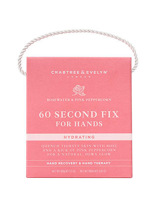 Crabtree & Evelyn Rosewater & Pink Peppercorn Mini 60 Second Fix for Hands Kit
