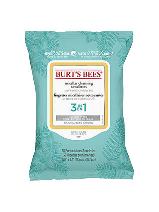 Burt's Bees Micellar Cleansing Wipes, x 30