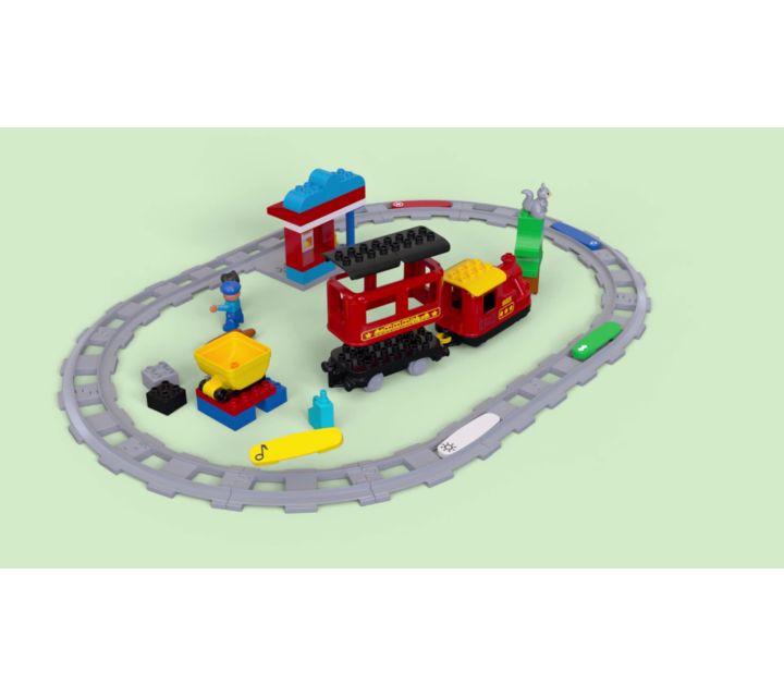 Lego Duplo 10874 Treno a Vapore 59 Pièces Recommandé De 2 À 5 Ans