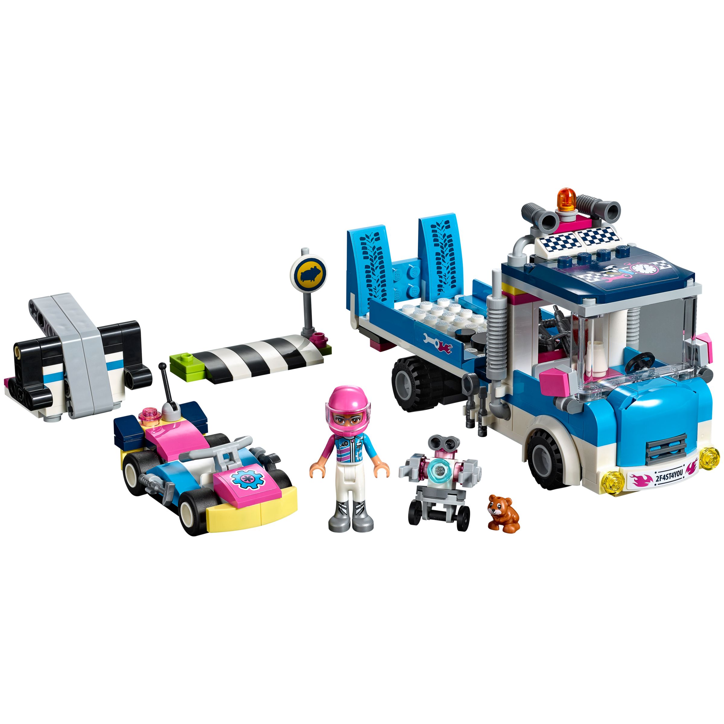 lego friends tow truck