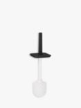 John Lewis Soft Touch Toilet Brush and Holder, Black