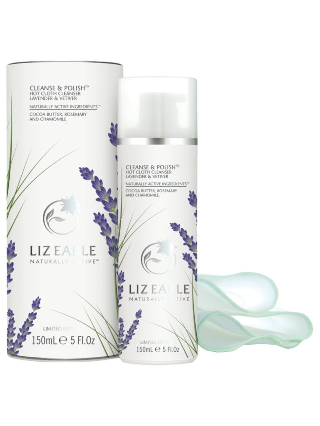Liz Earle Cleanse & Polish™ Hot Cloth Cleanser, Lavender & Vetiver, 150ml