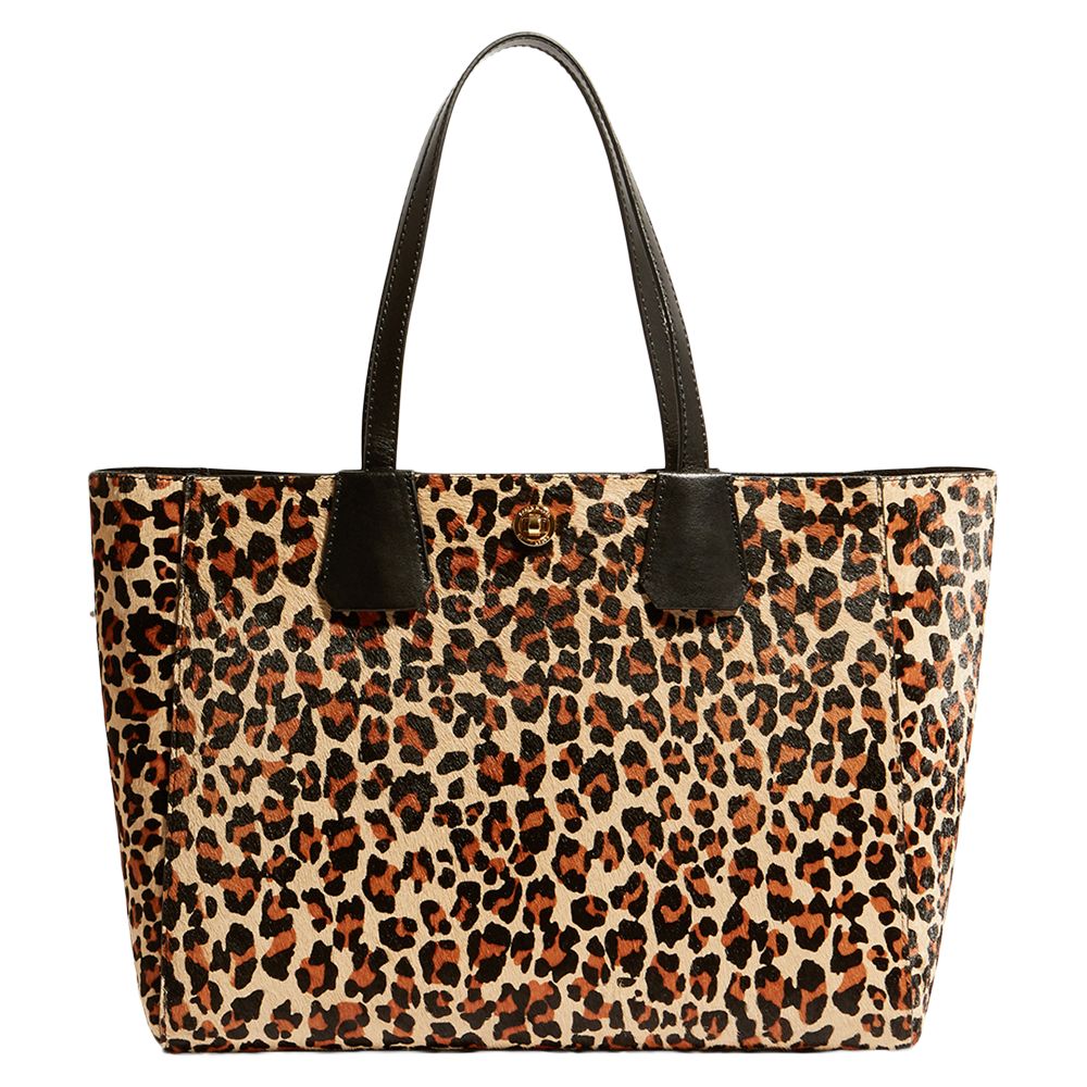 Karen Millen Leopard Print Tote Bag, Multi at John Lewis & Partners