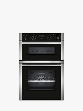 Neff N50 U1ACE2HN0B Built In Electric Double Oven, Stainless Steel