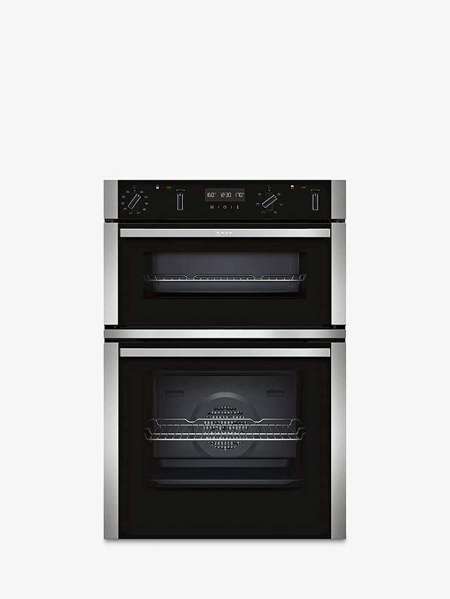 Buy Neff U2ACM7HN0B Pyrolytic Built-In Double Oven, Stainless Steel Online at johnlewis.com