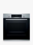 Bosch Series 4 HBS573BS0B Built In Electric Self Cleaning Single Oven, Stainless Steel