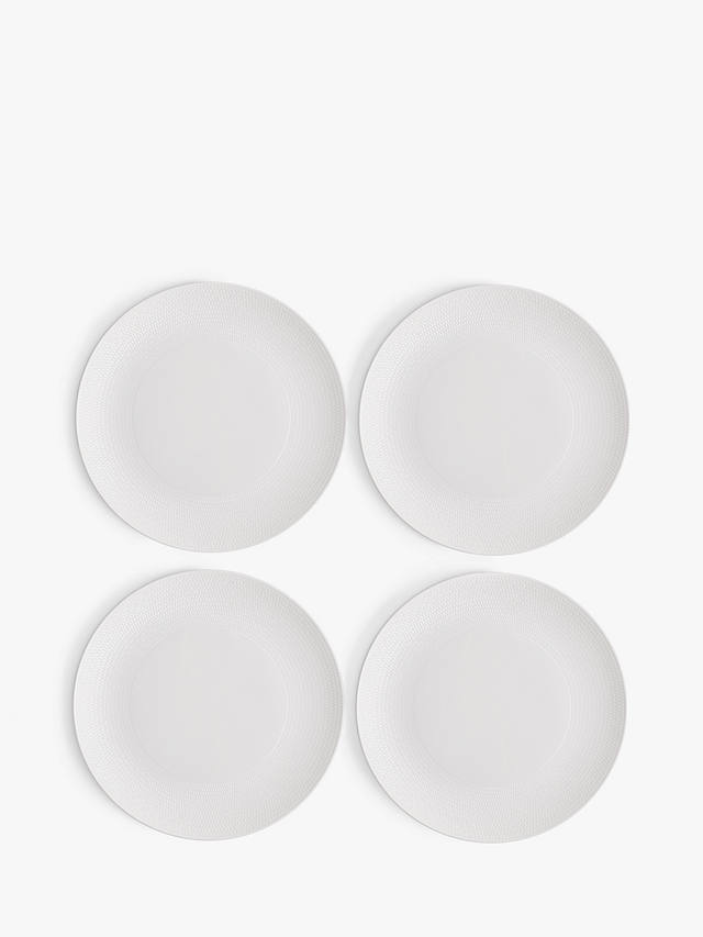 Wedgwood Gio Bone China Dinnerware Set, White, 16 Piece