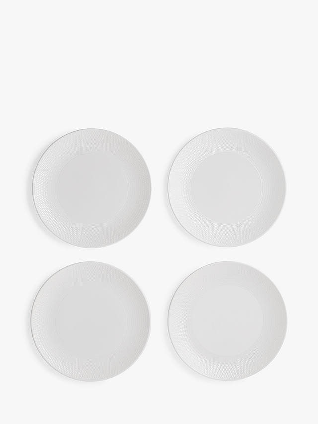 Wedgwood Gio Bone China Dinnerware Set, White, 16 Piece