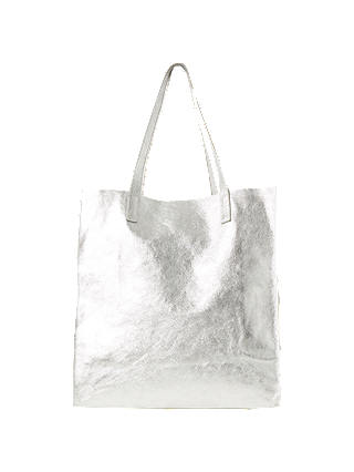French Connection Miram Tote Bag, Silver