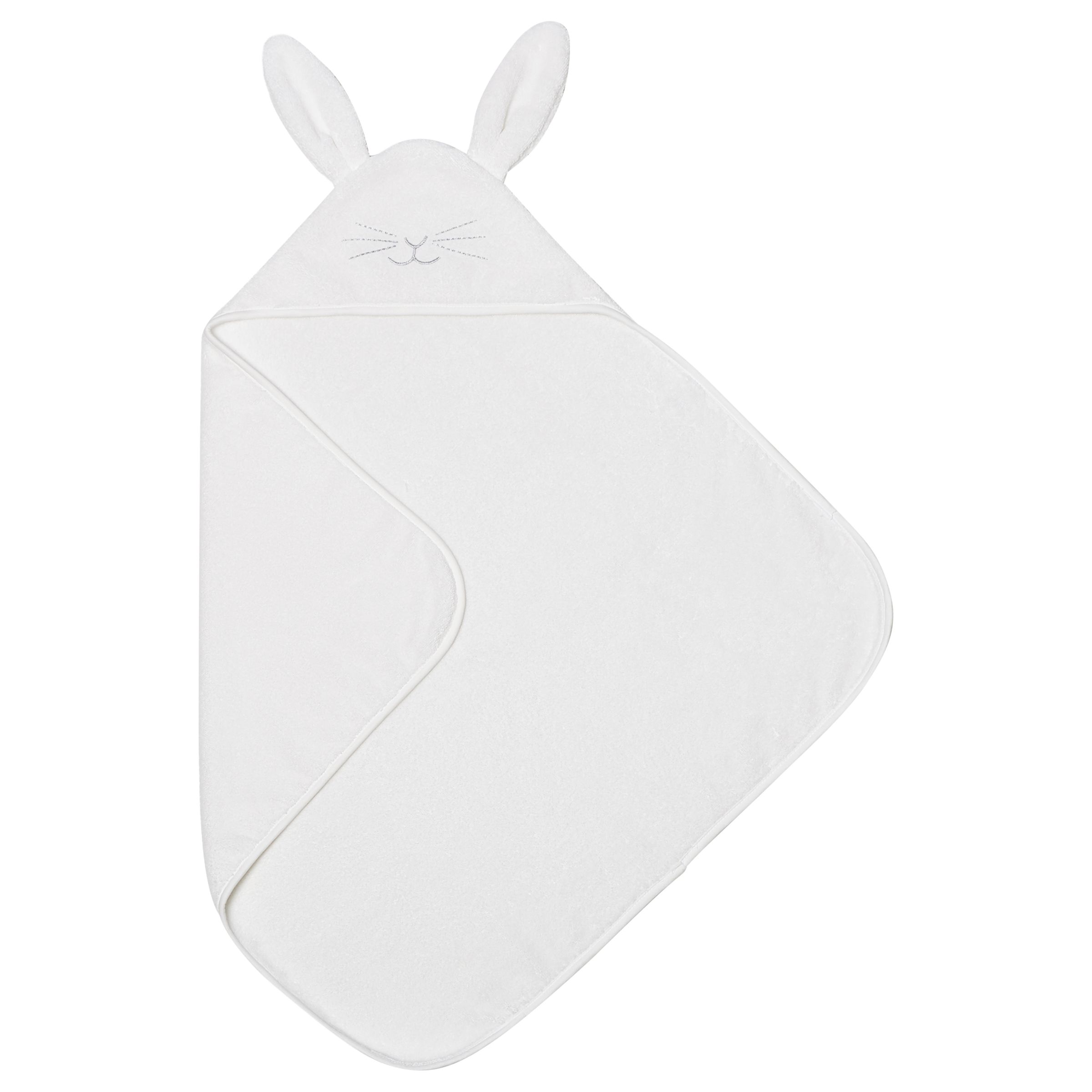 The Little Green Sheep Organic Cotton Bunny Hooded Towel