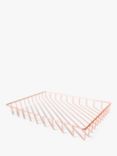 John Lewis A4 Letter Tray, Rose Gold