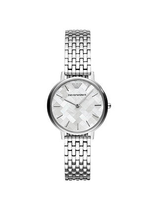 Emporio Armani AR11112 Women's Bracelet Strap Watch, Silver/Multi