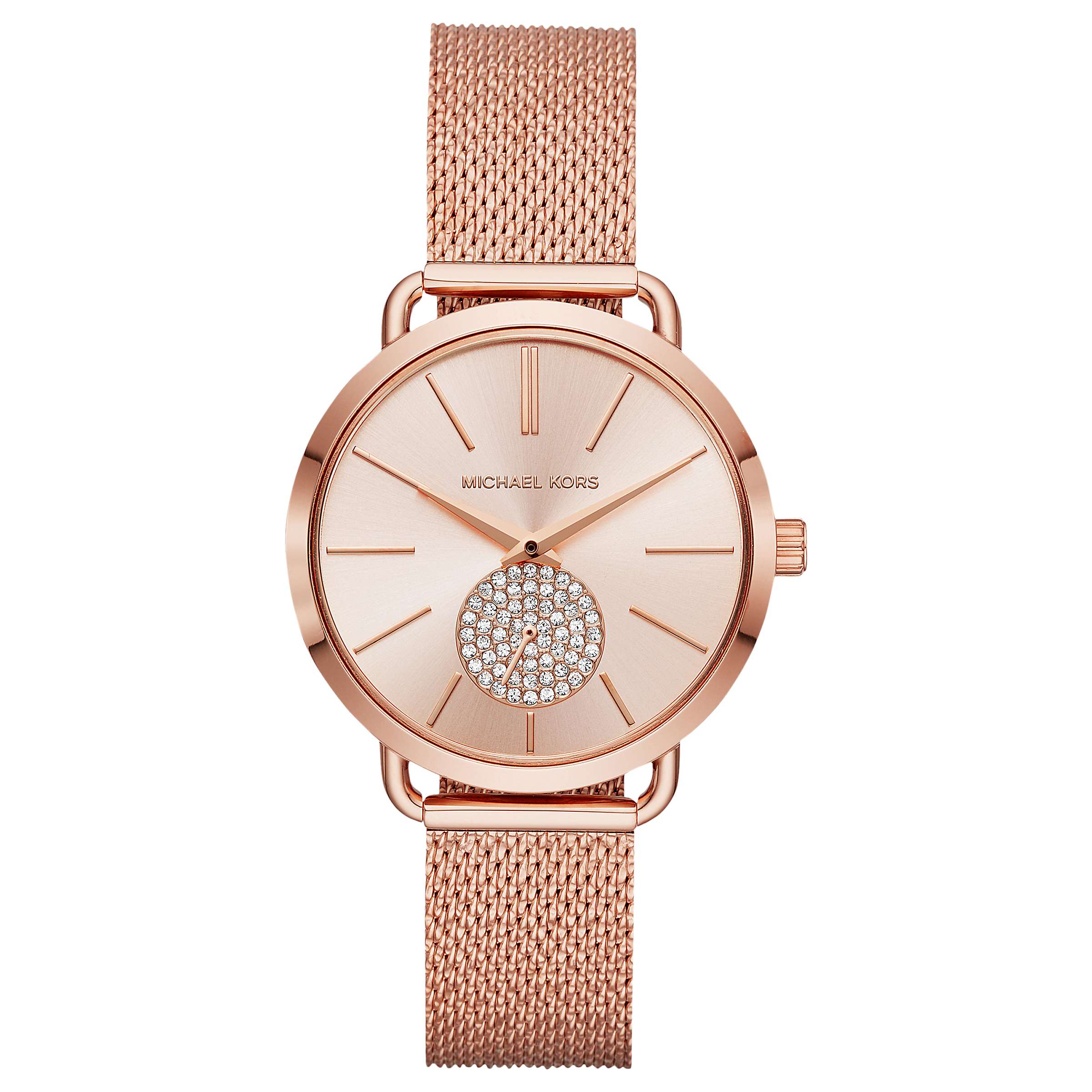 Buy Michael Kors Women's Portia Mesh Bracelet Watch Online at johnlewis.com