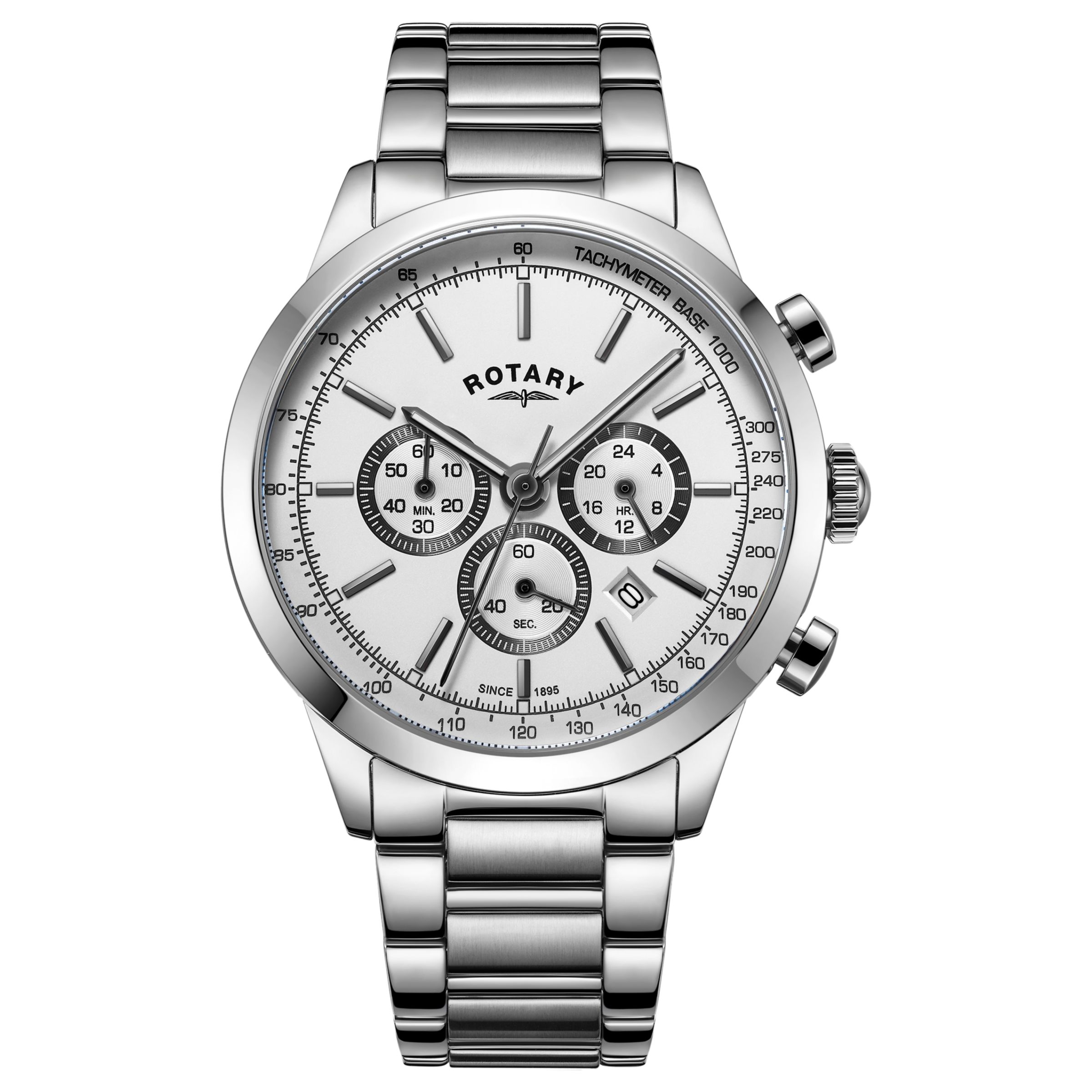 Rotary Men's Cambridge Chronograph Date Bracelet Strap Watch