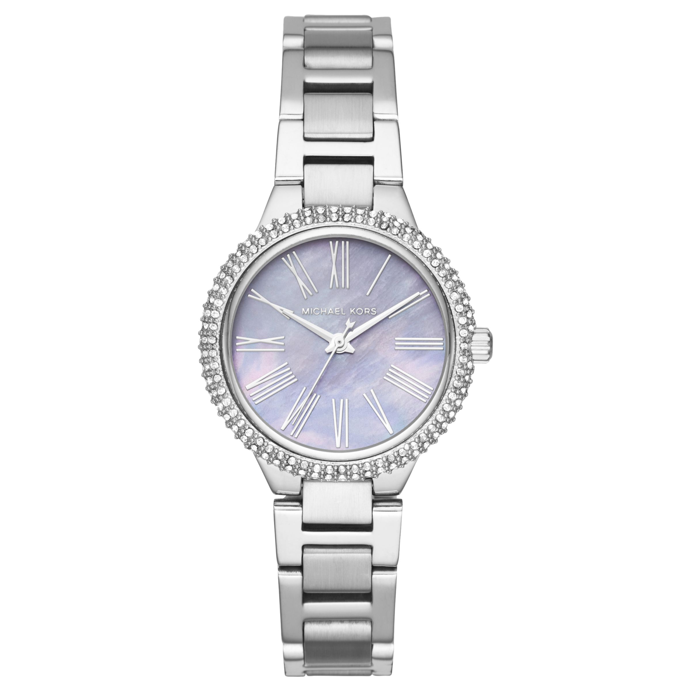 mk mother of pearl watch