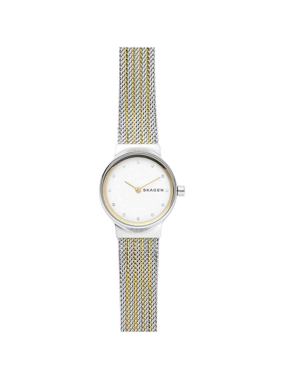 Skagen Women's Freja Bracelet Strap Watch, Silver/Gold Skw2698 