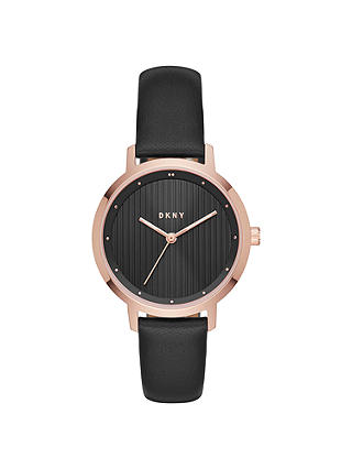 DKNY Women's Modernist Leather Strap Watch