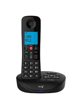 BT Essential Phone Y Digital Cordless Phone with Nuisance Call Blocking & Answering Machine, Single DECT