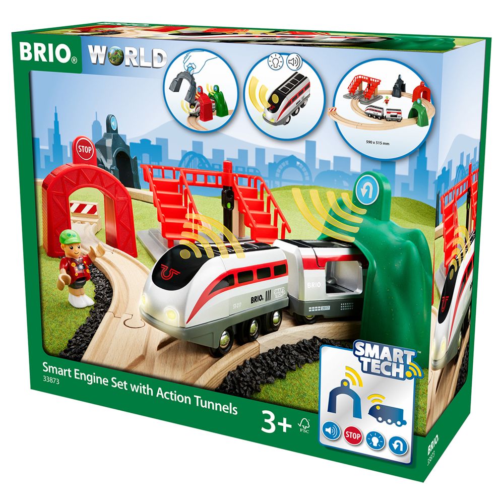 brio smart engine set with action tunnels
