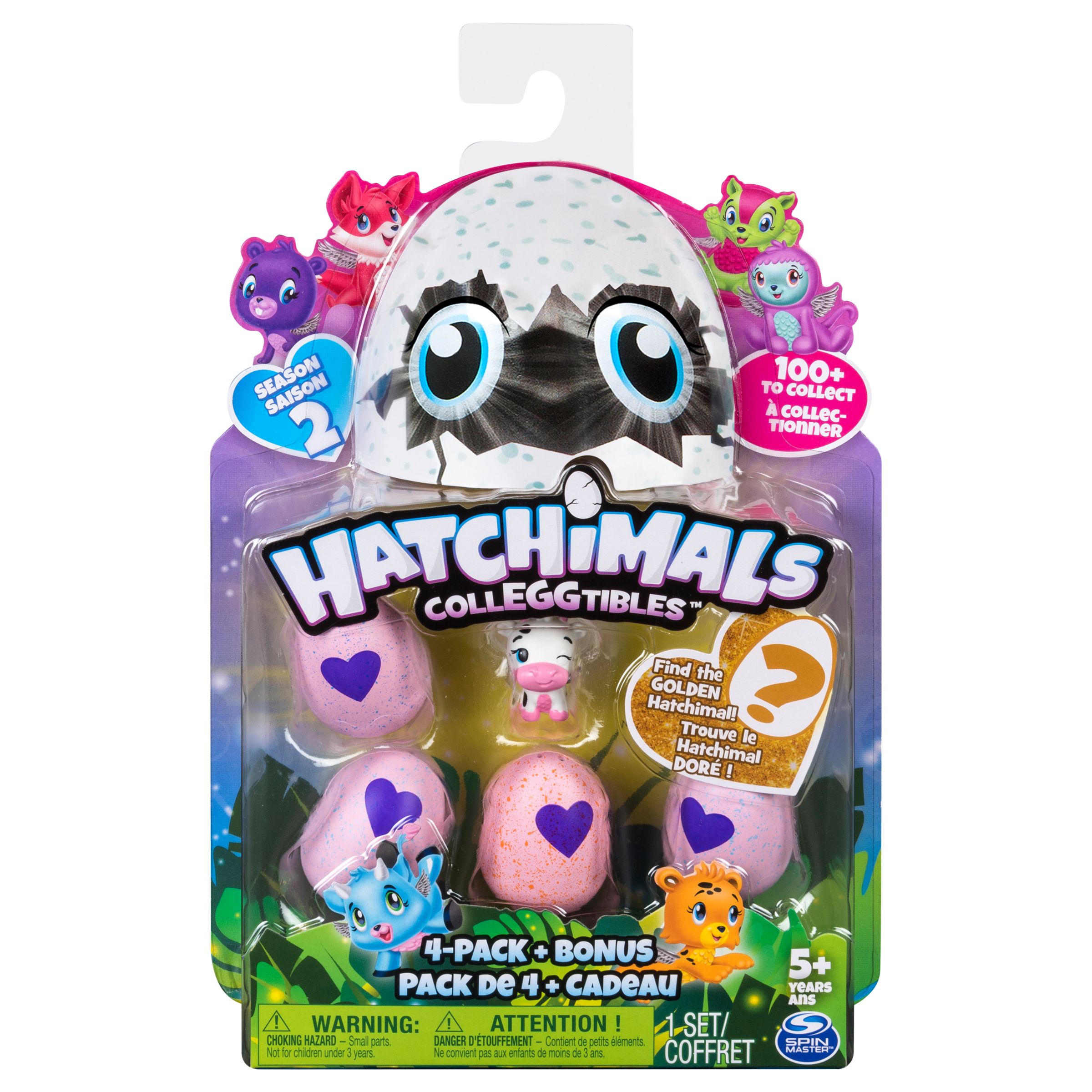 NEW Hatchimals CollEGGtibles 4-Pack Eggs Bonus Figure Season 4 BLIND BOX