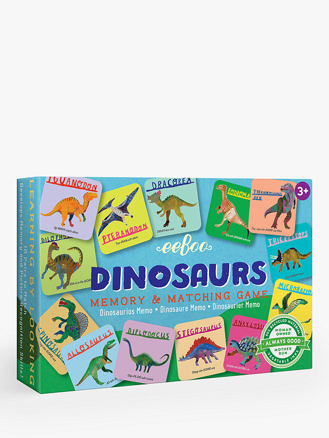 eeBoo Dinosaurs Matching & Memory Game