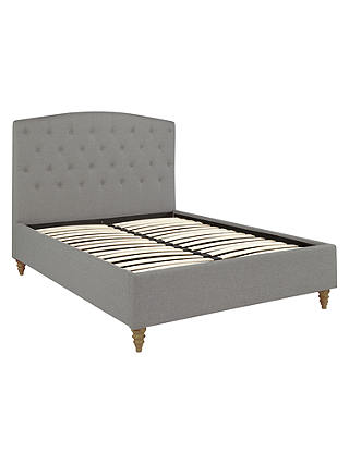 John Lewis & Partners Rouen Fabric Covered Bed Frame, Double, Mineral
