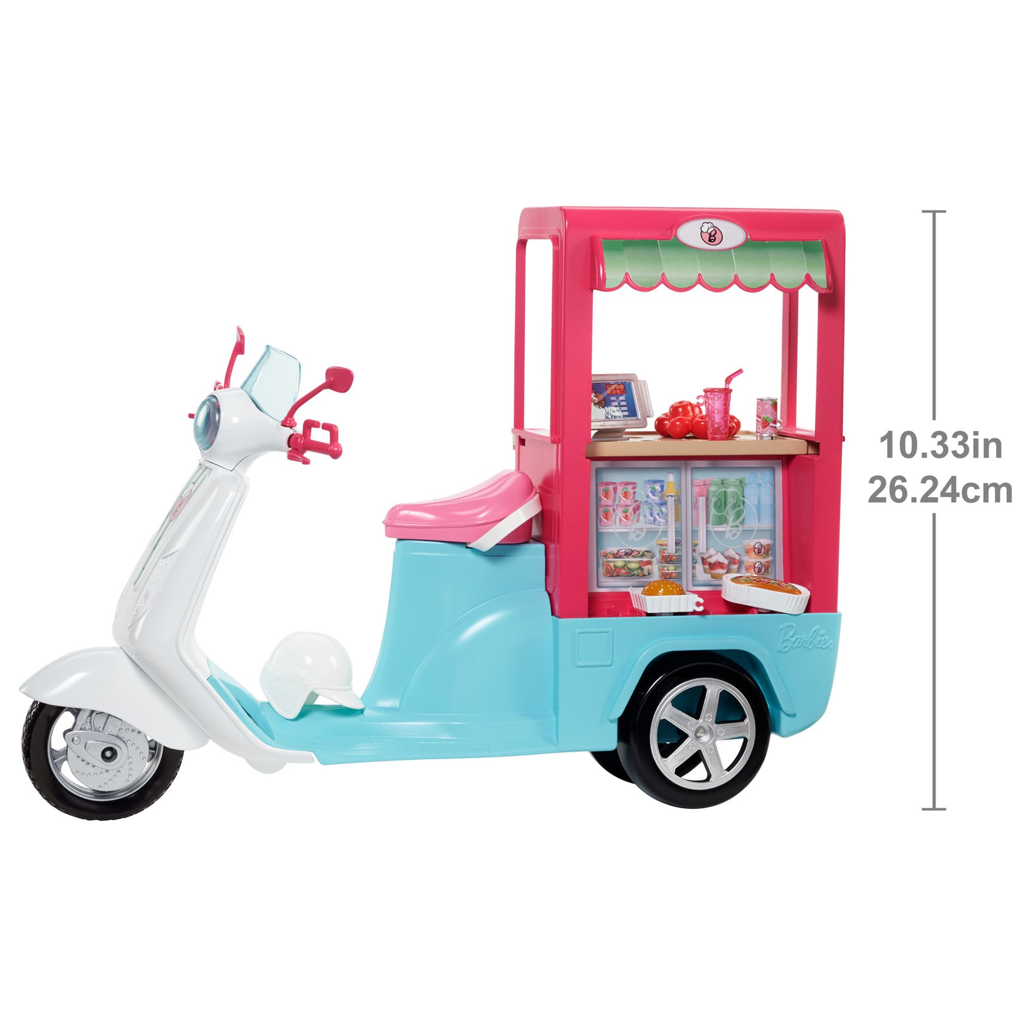 barbie and scooter set