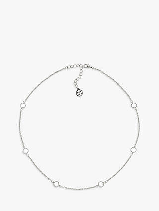 Melissa Odabash Swarovski Crystal Chanel Chain Necklace