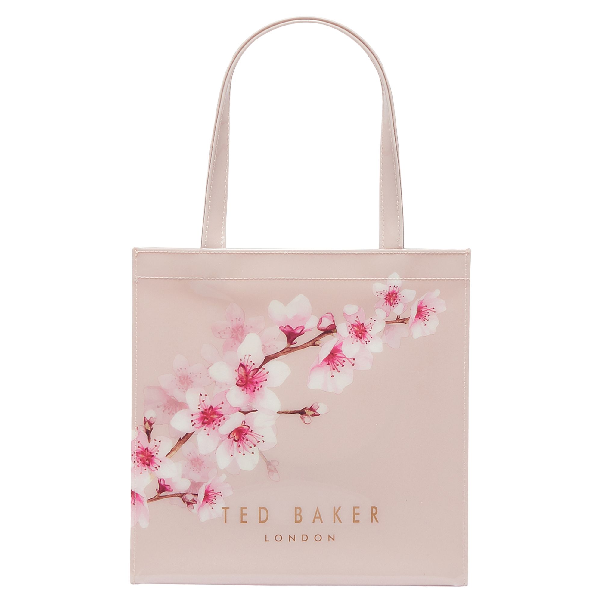 Ted Baker Lalacon Soft Blossom Small Icon Shopper Bag, Light Pink at ...