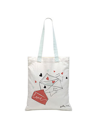 Radley Love Letters Cotton Canvas Shopper Bag, Multi