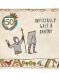 Woodmansterne Sentry 50th Birthday Card