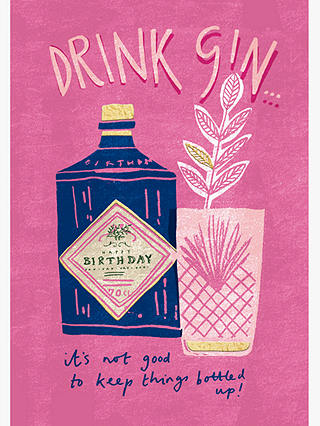Cardmix Gin Is Your Friend Birthday Card