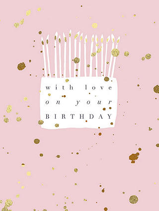 Woodmansterne Lovely Cake Birthday Card