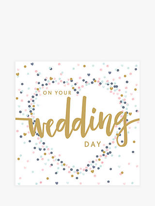 Art File On Your Wedding Day Card