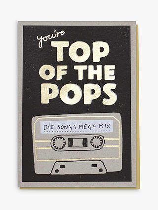 Stormy Knight Dad Top Of The Pops Father's Day Card