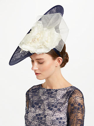 John Lewis & Partners Katherine Double Flower Disc Occasion Hat