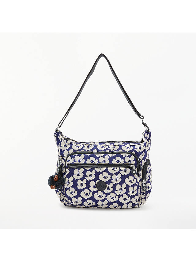 Kipling Gabbie Medium Cross Body Bag, Bold Flower at John Lewis & Partners