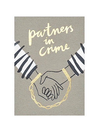 Stormy Knight Partners In Crime Wedding Card