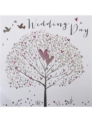 Bellybutton Bubble Wedding Day Tree Card