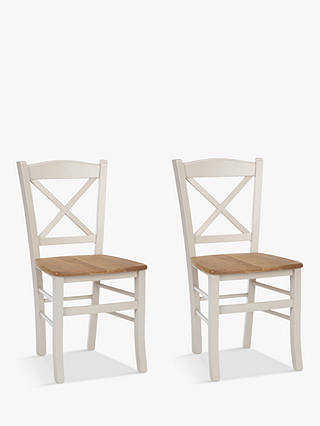 ANYDAY John Lewis & Partners Clayton Dining Chairs, Set of 2, FSC-Certified (Oak, Beech)