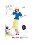 Simplicity Women's Disney Princess Snow White Costume, 8486