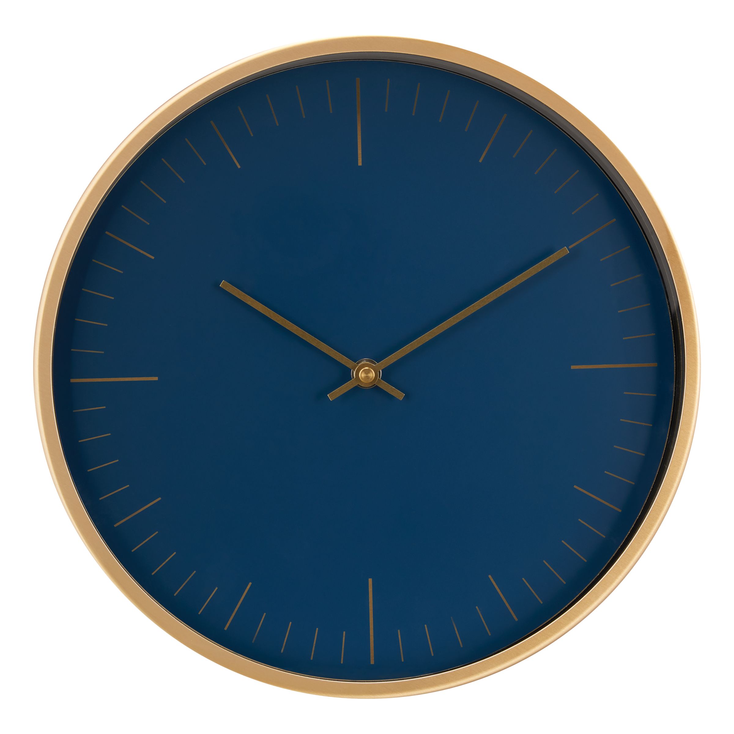 Navy and Gold Clock