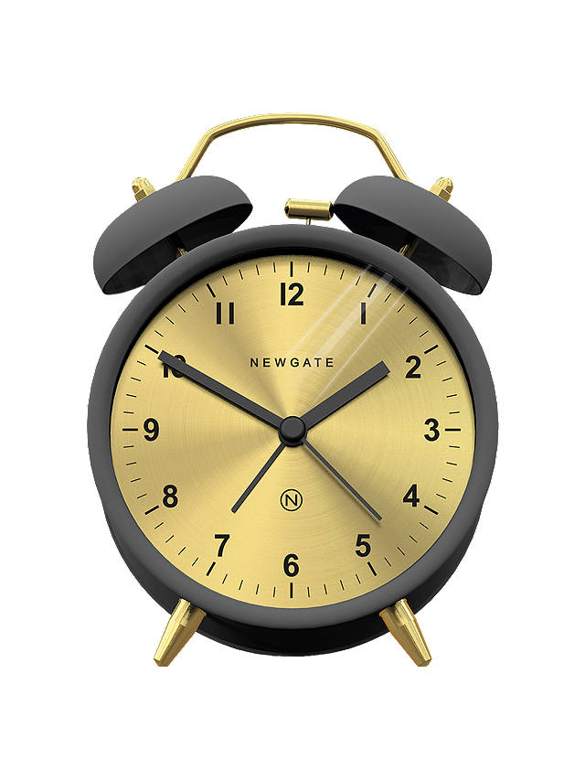 Newgate Clocks Charlie Bell Ogue, Brass Alarm Clock