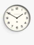 Newgate Clocks Echo Number 1 Analogue Wall Clock, 53cm, Grey