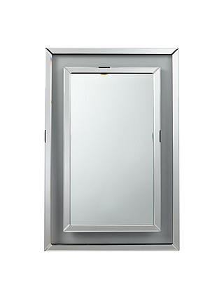 John Lewis & Partners Rene Rectangular Mirror, 120 x 60cm, Silver
