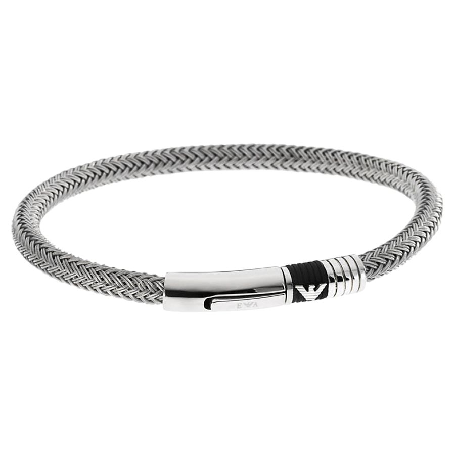 armani men's stainless steel bracelet