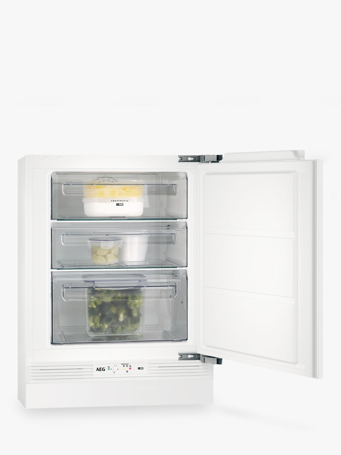 AEG ABE6821VNF Undercounter Freezer, A+ Energy Rating, 60cm Wide, White